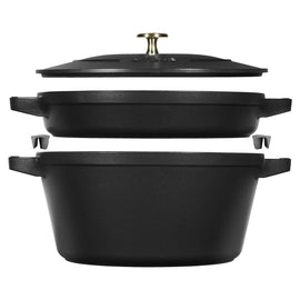 Staub - Pile 2-ensemble de pièces 24 cm - noir Bezig met laden...