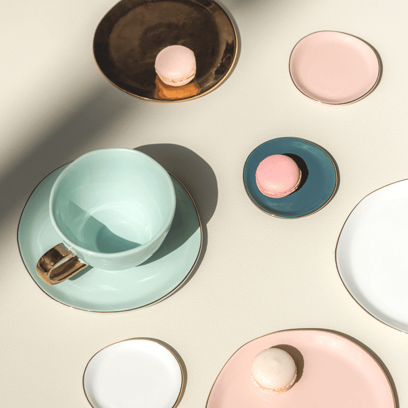 Urban Nature Culture - Good Morning - Bord - Old Pink - Ø17 cm Urban Nature Culture