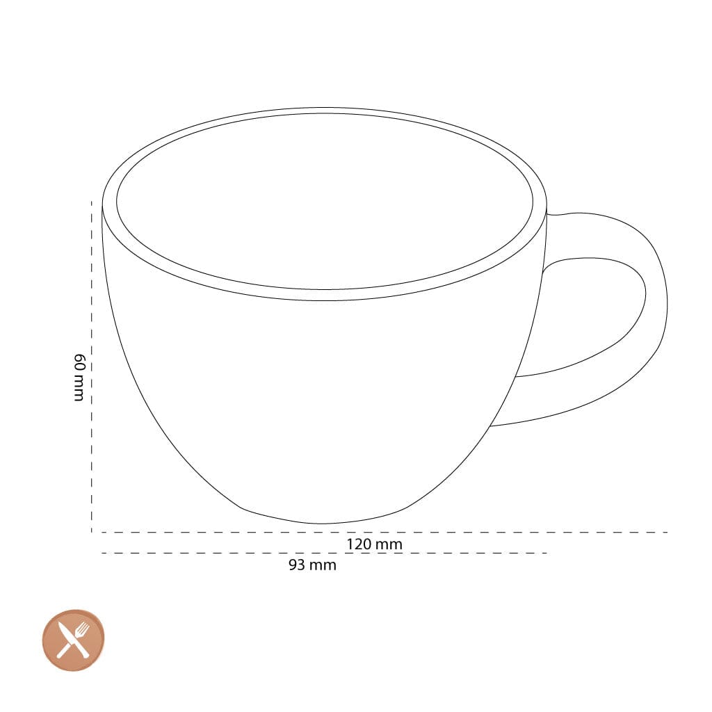Villeroy & Boch - Crafted Cotton Koffiekoppen 6 stuks 0.25l Koffiekopjes Villeroy & Boch