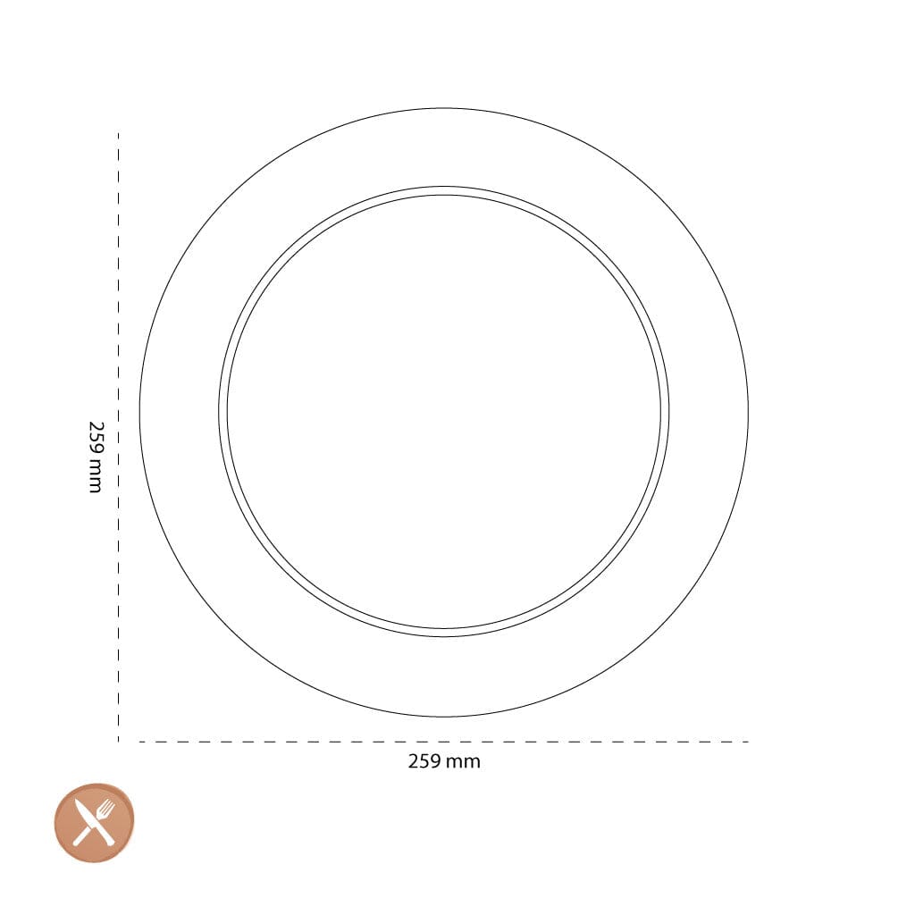 Villeroy & Boch - Crafted Denim Dinerborden 6 stuks 26cm Dinerborden Villeroy & Boch