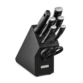 Wusthof - Classic Ikon 6-piece knife set with black knife block Wusthof - Classic Ikon 6-delige Messenset met zwart messenblok Messenset met blok Wusthof