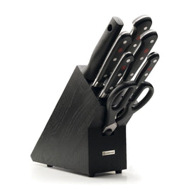 Wusthof - Classic Knife Set 7-piece with black block Wusthof - Classic Messenset 7-delig met zwart blok Messenset met blok Wusthof