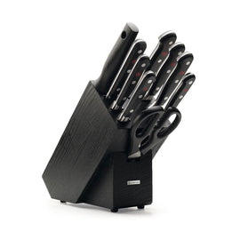 Wusthof - Classic Knife Set 9-piece with black block Wusthof - Classic Messenset 9-delig met zwart blok Messenset met blok Wusthof