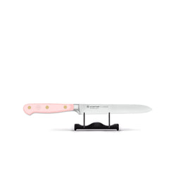 Wusthof - Classic Pink Himalayan Salt Sausage Knife with Serrated Edge 14 cm Wusthof - Classic Pink Himalayan Salt Worstmes Met Kartelrand 14 cm Vleesmes Wusthof