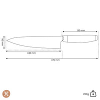 Yaxell - Ketu Koksmes 20 cm Koksmes Yaxell