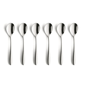 Amefa - Cuba 6 Coffee Spoons - Silver Amefa - Cuba 6 Koffielepels - Zilver Bestekset Amefa