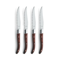 Amefa - Royal Steak 4 Steakmessen - Maroon Brown Bestekset Amefa