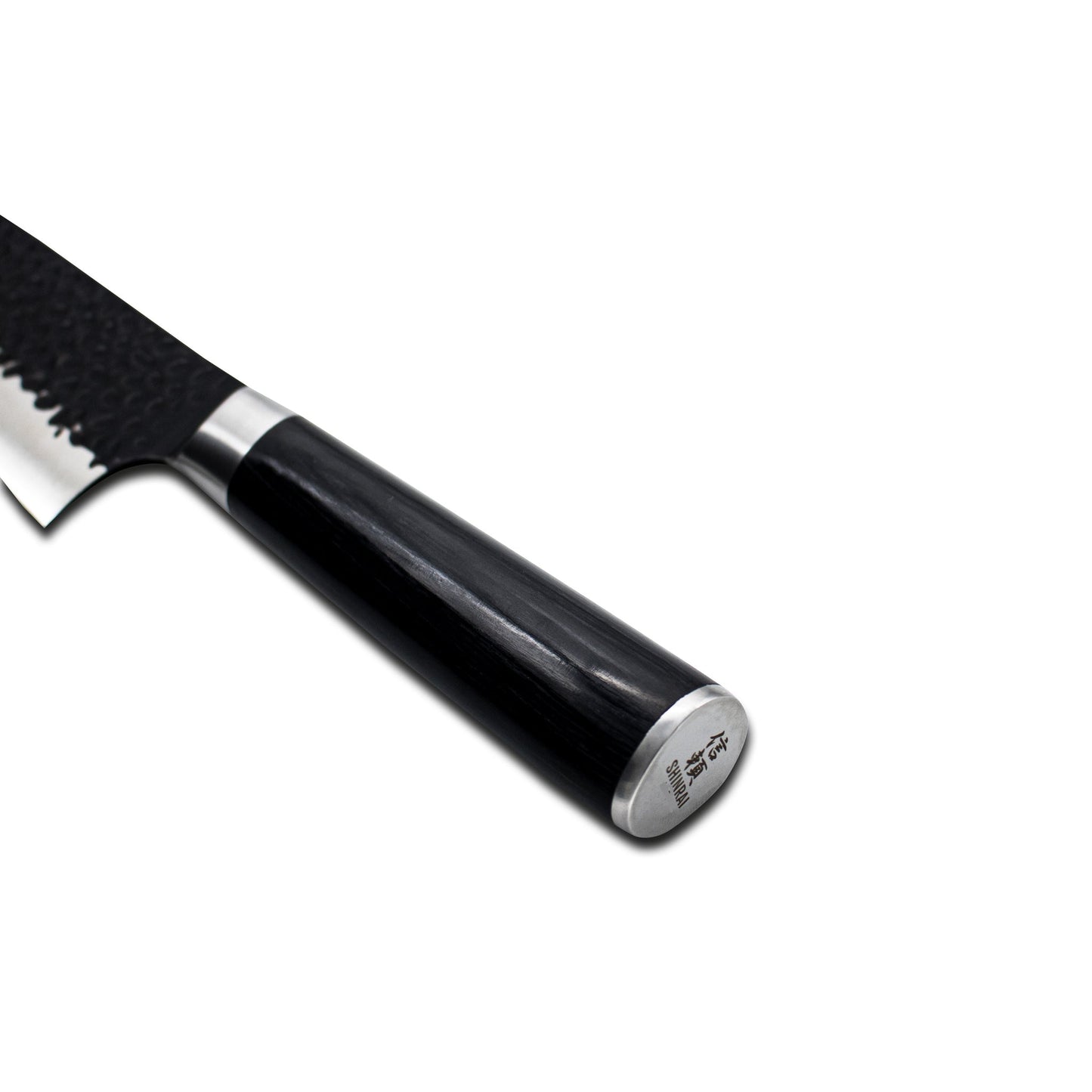 Hammered RVS Black - Koksmes 20 cm Shinrai Japan