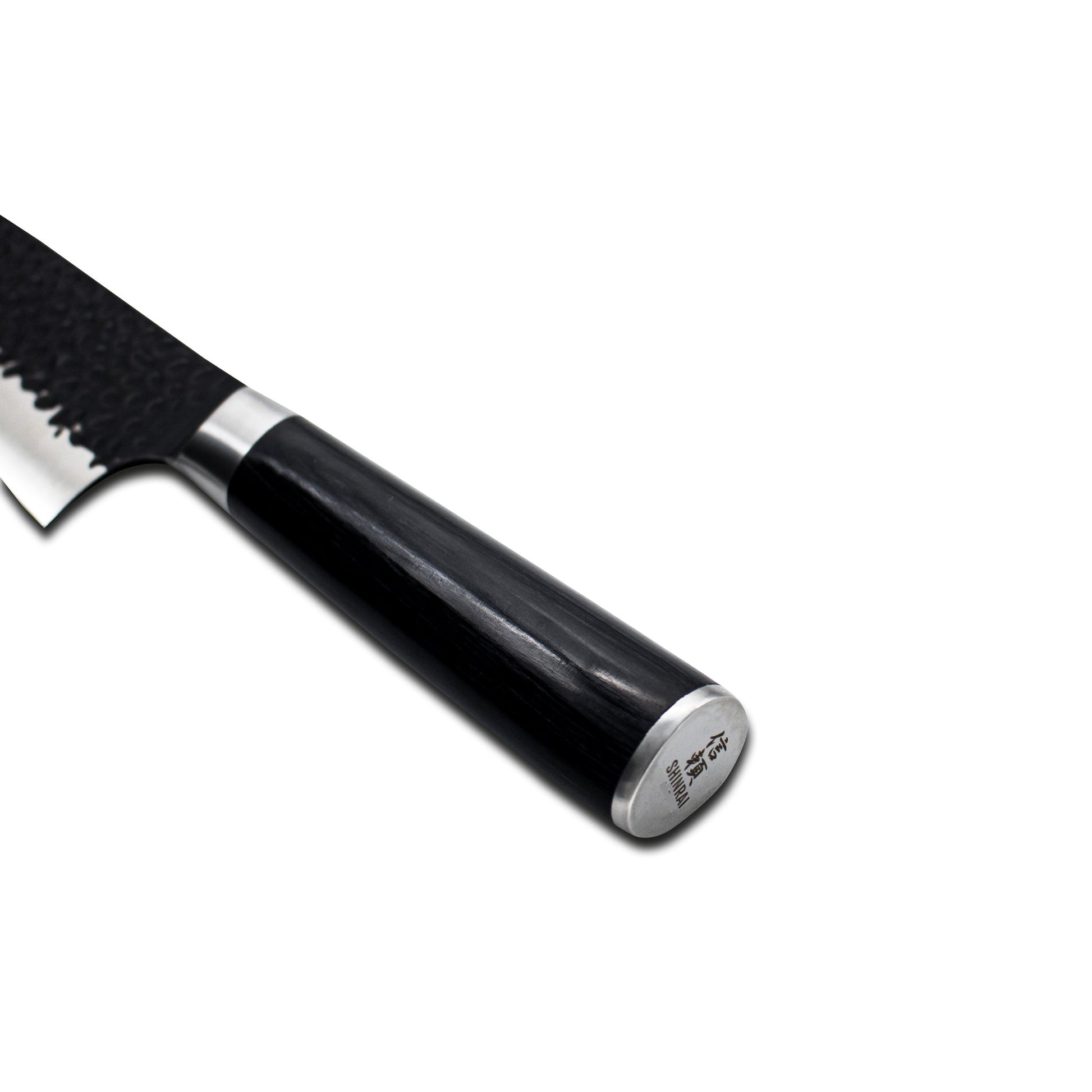 Hammered RVS Black - Koksmes 20 cm Shinrai Japan