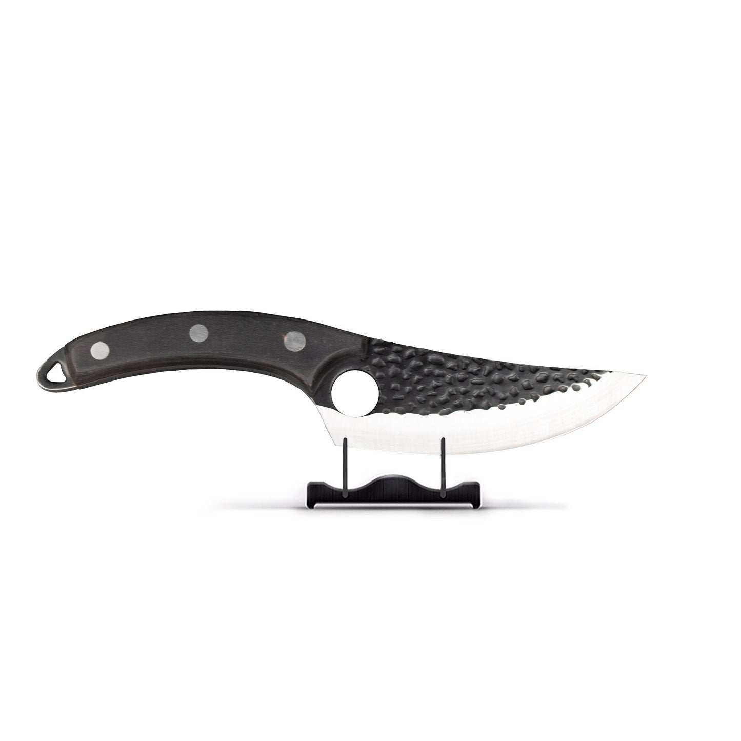 Hammered RVS Gladiator Series - Uitbeenmes met holster KookGigant
