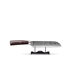 Shinrai Knives - Hammered stainless steel Santoku knife 13 cm Hammered RVS Series - Santoku mes (13cm) Shinrai Japan