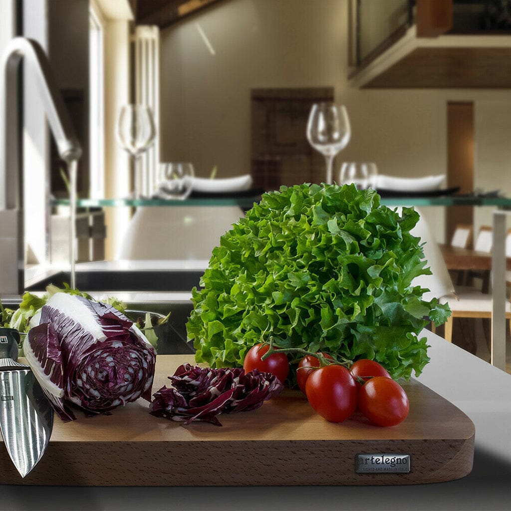 Italiaanse Snijplank Siena Walnotenhout - 50 x 30 x 3 cm Artelegno