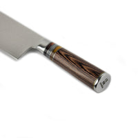 Micarta Jewels Damascus Nakiri 18 cm Keukenmessen Shinrai Japan