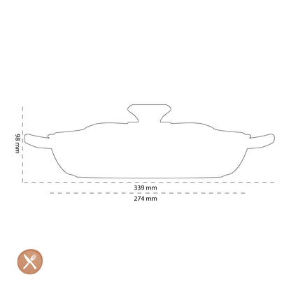 Le Creuset - Signature Campagnard Braadpan Bloesem 26 cm