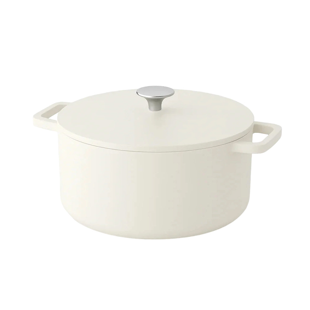 Cook & Pan - Go Ivory Cast Iron Frying Pan 24 cm - 4 liters