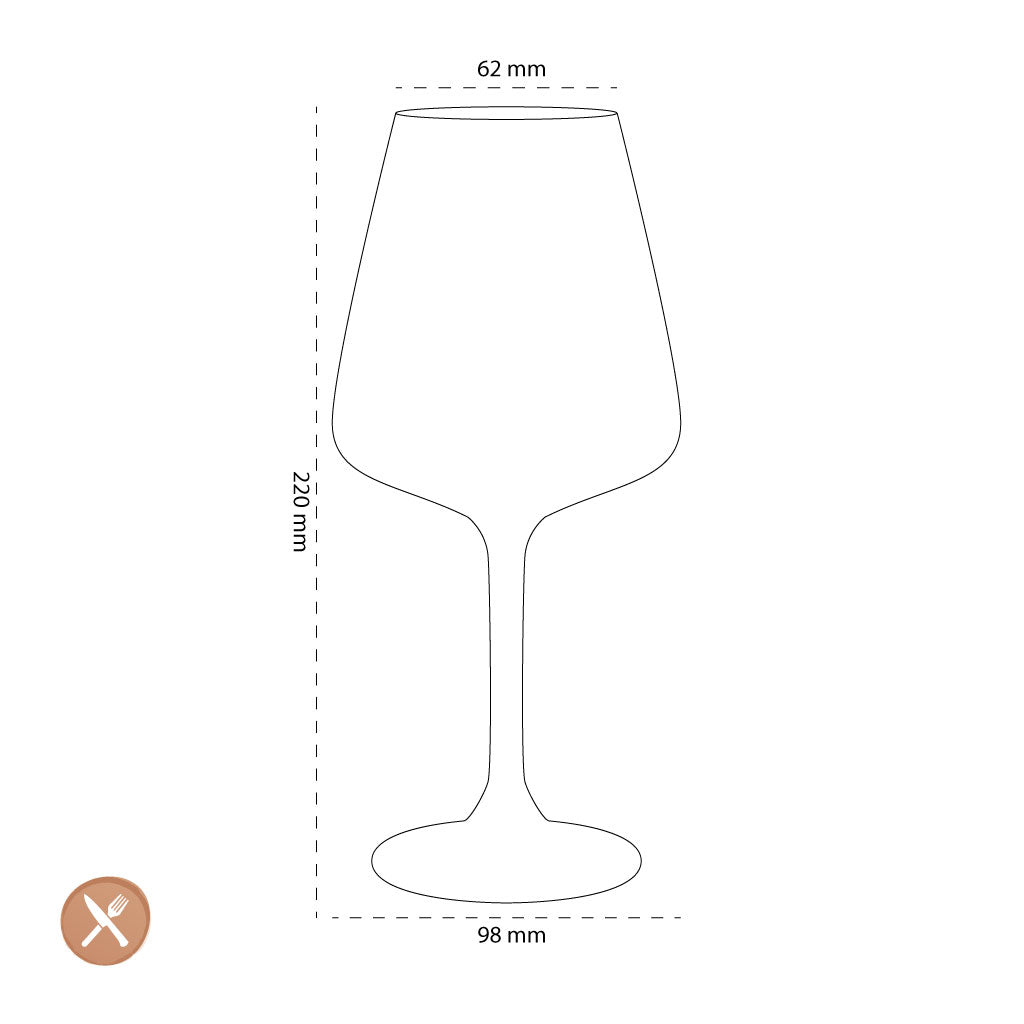 Leonardo - Verres à vin blanc PALADINO 540 ml - 6 pièces