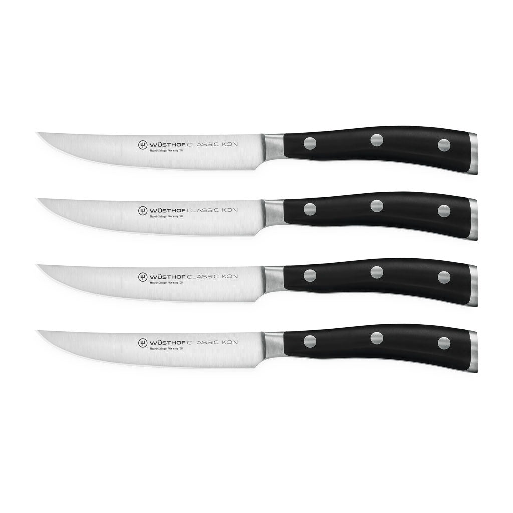Wusthof - Classic Ikon Steakmessenset 4-delig