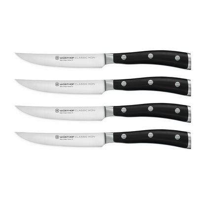 Wusthof - Classic Ikon Steakmessenset 4-delig