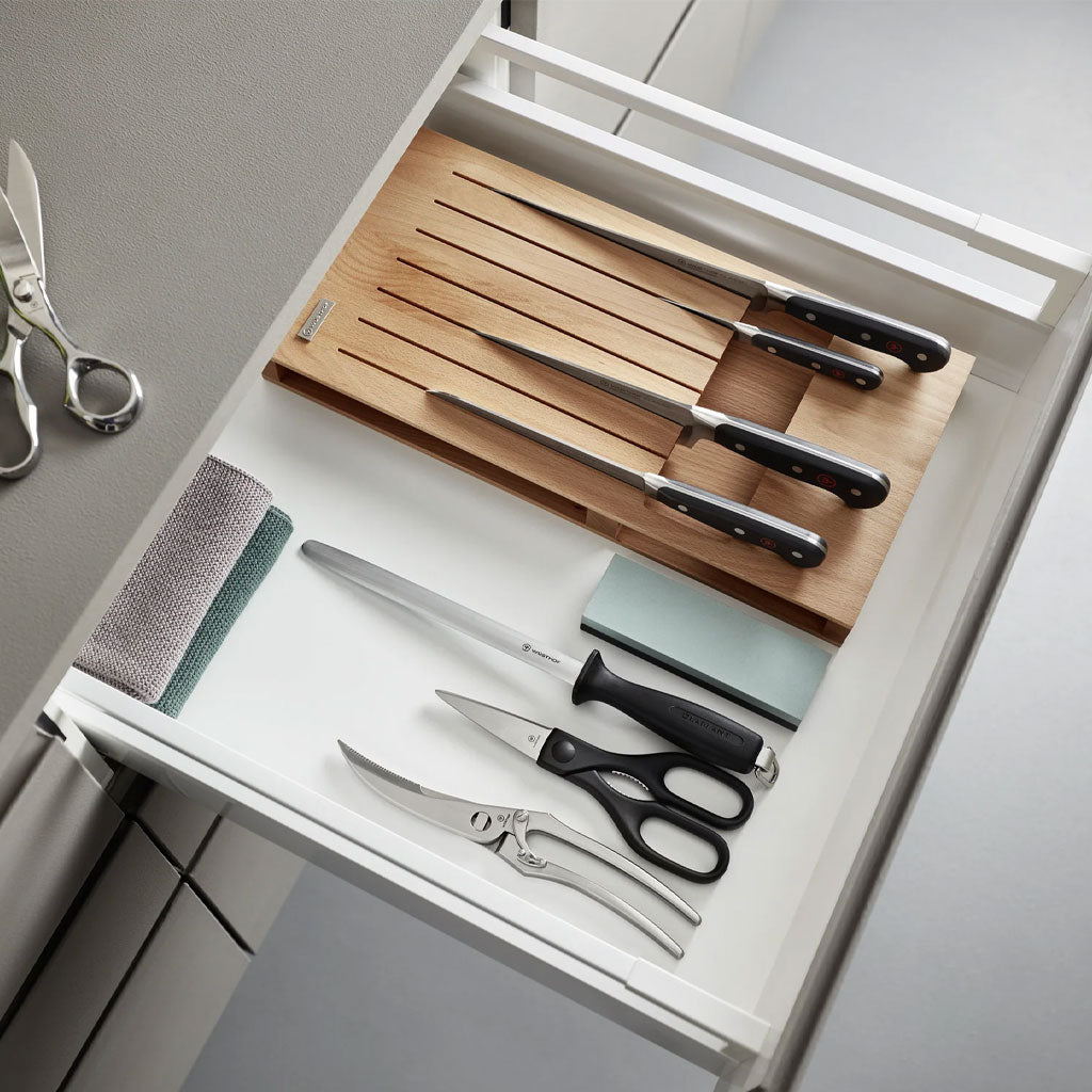 Wusthof - Messenblok Lade 43 x 22 x 4 cm - Rode beuk