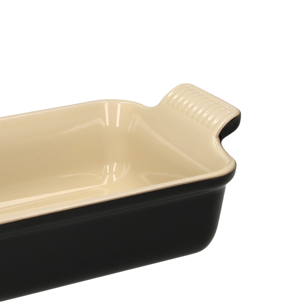 Le Creuset - Heritage Rectangular Oven Dish Ebony Black 32 x 24 cm