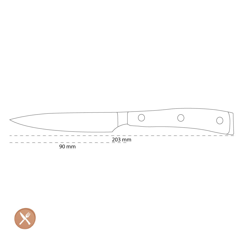 Wusthof - Classic Ikon Office Knife 9 cm