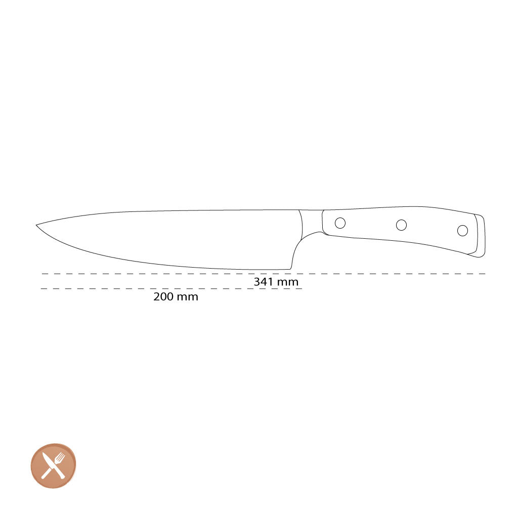 Wusthof - Classic Ikon Chef's Knife 20 cm