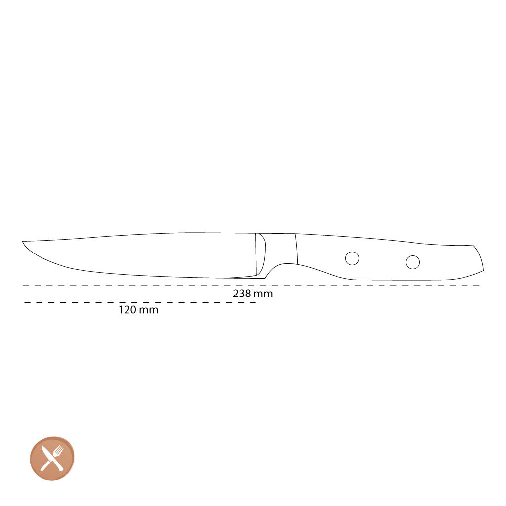 Wusthof - Amici Steak Knife 12 cm