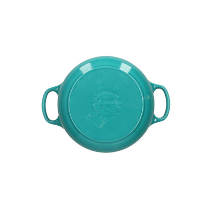 LeCreuset - Roast- / Stew pan Signature round Caribbean Blue 20cm 2.4l