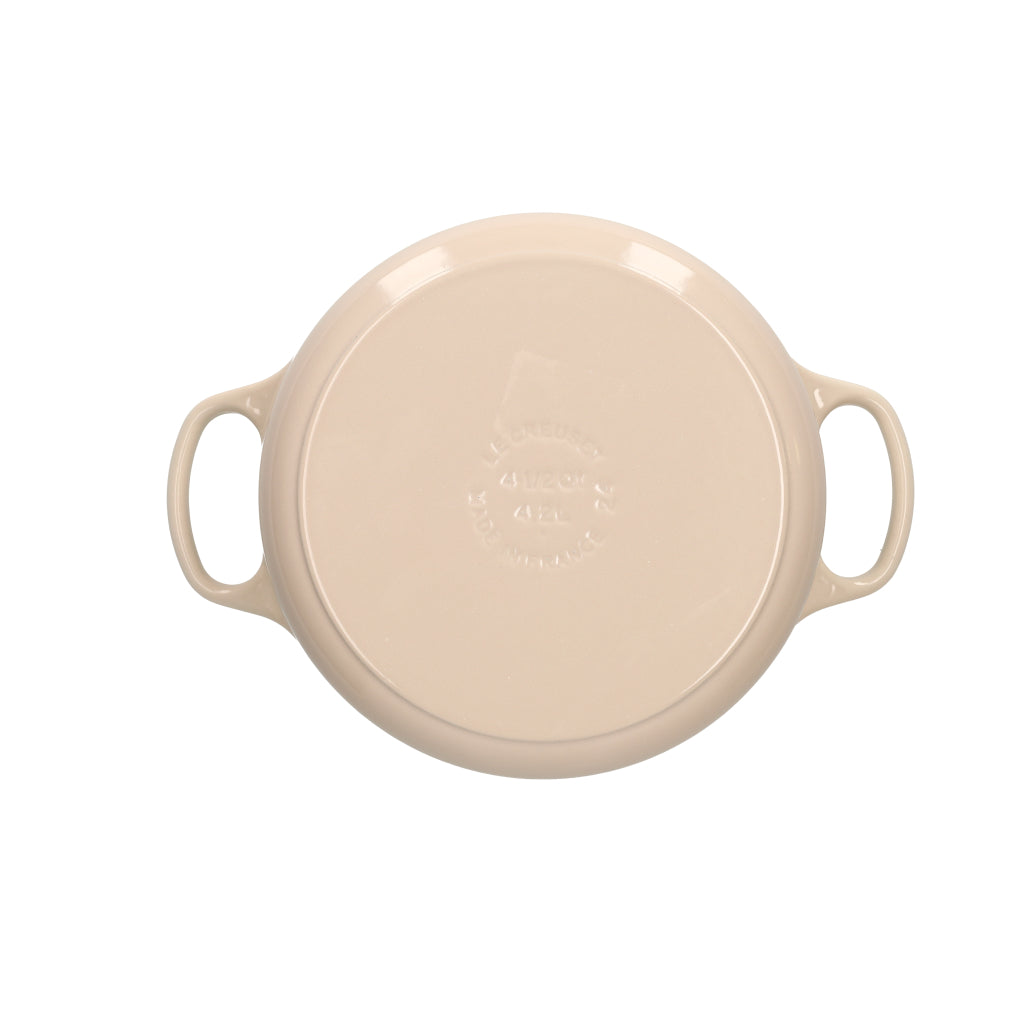 LeCreuset - Roast- / Stew pan Signature round Meringue 24cm 4.2l