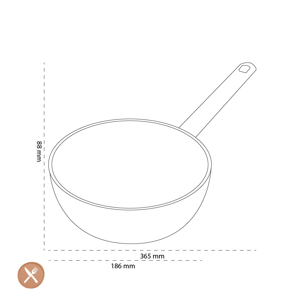 Demeyere - Apollo 7 Conical sauté pan 18 cm