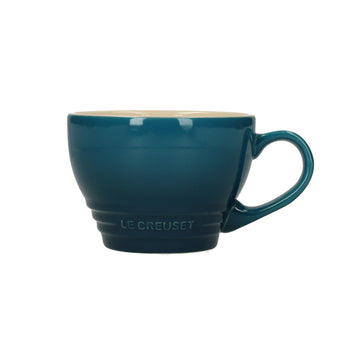 Le Creuset - Large Cappuccino Mug Deep Teal 0.4l