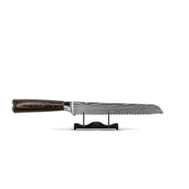 Shinrai Knives - Damascus Print Bread Knife 20 cm