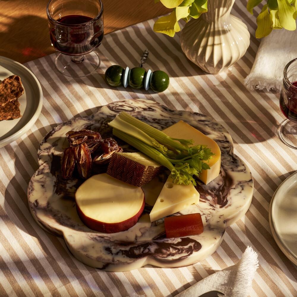Addison Ross - Serving Board - Scallop Chocolate