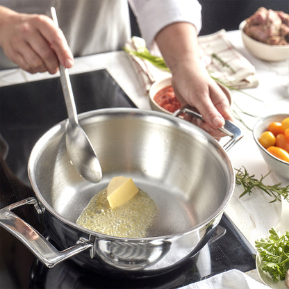 Demeyere - Silver 7 Conical stew pan 24 cm with double-walled lid