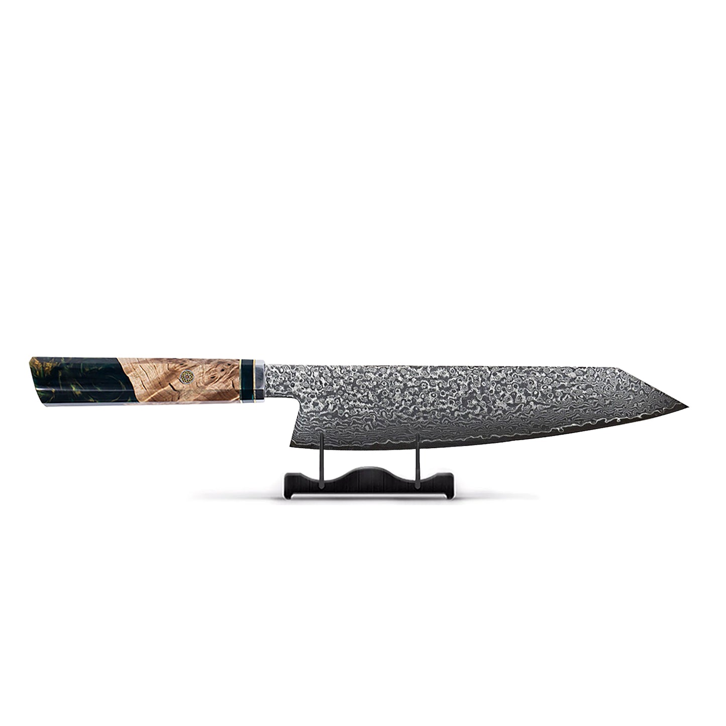 Shinrai Knives - Onyx Octagon Damascus Kiritsuke 23 cm - Special Edition