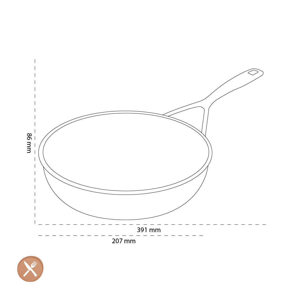 Demeyere - Alu Pro 5 Ceraforce Frying Pan 20 cm