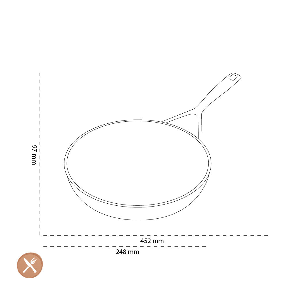 Demeyere - Alu Pro 5 Ceraforce Frying Pan Set 24 + 28 cm