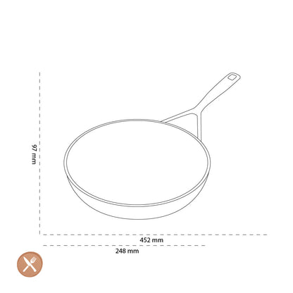 Demeyere - Alu Pro 5 Ceraforce Frying Pan Set 20 + 24 cm