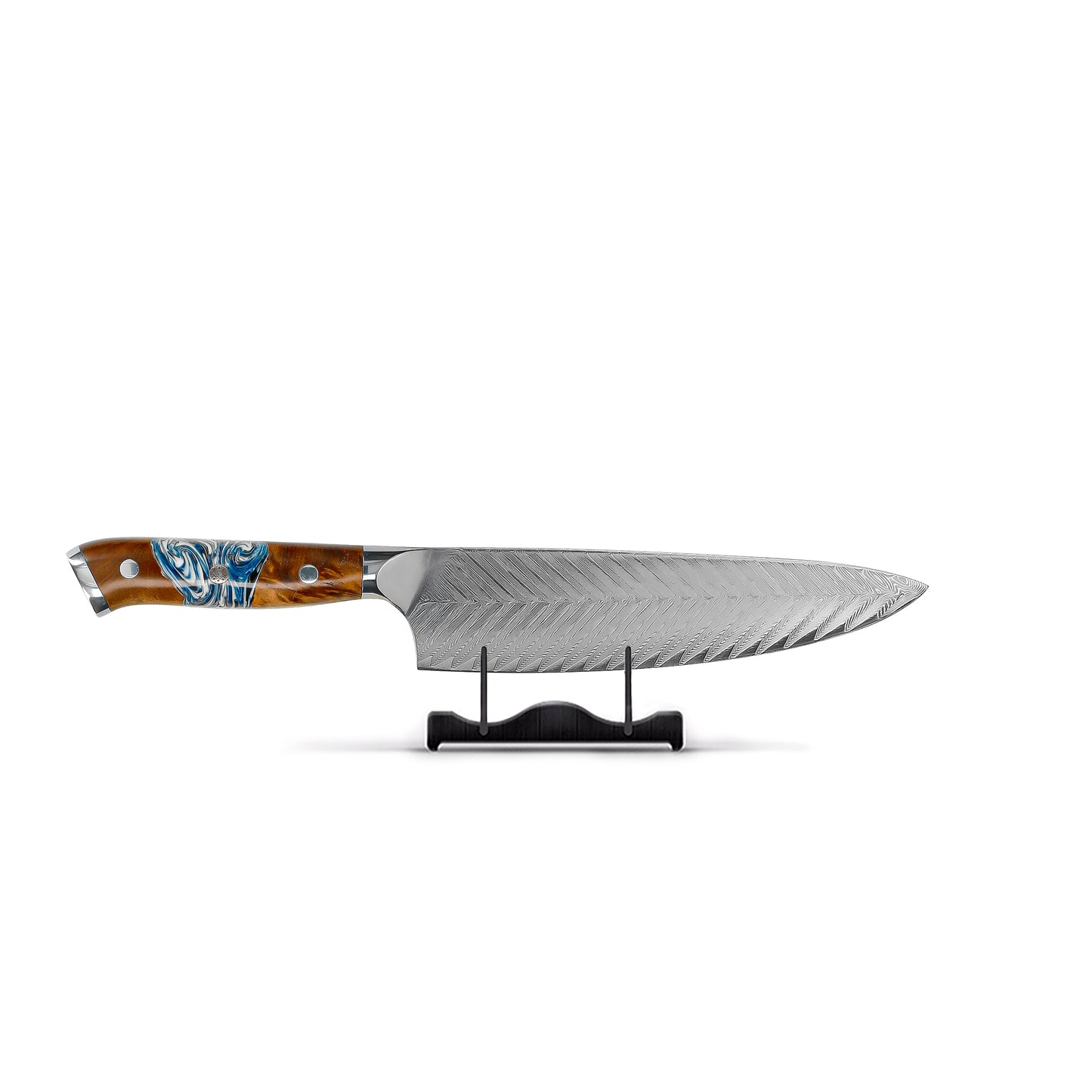 Shinrai Knives - Couteau de chef Damas série Eclipse 20 cm