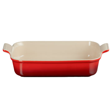 Le Creuset - Heritage Oven dish rectangular Cherry red 32 x 24 cm