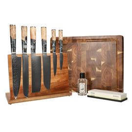 Shinrai Knives - Epoxy Onyx Mega Bundle - All you need