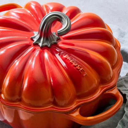 LeCreuset - Pumpkin Roast-/ Stew pan Signature Orange Red 24cm 3.7l