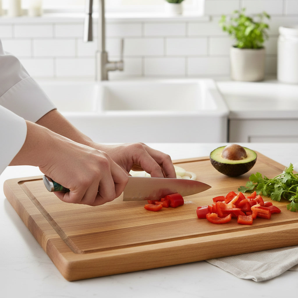 Couteau Santoku Damas Mother of Pearl Jewels 18 cm