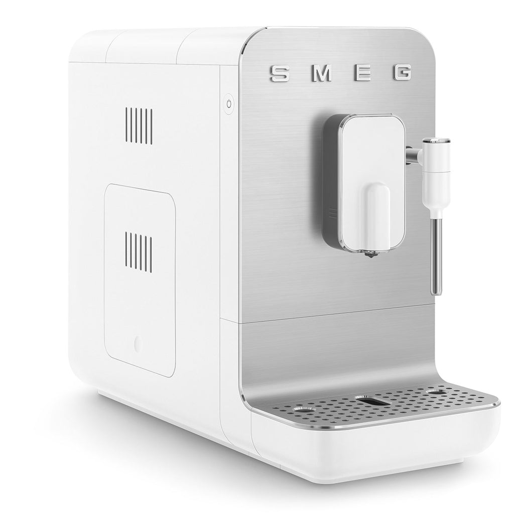 Smeg - Espresso machine | Matt white | Contemporary | Automatic coffee machine with steam function