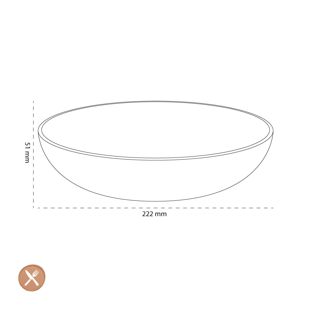 Villeroy & Boch - Perlemor Alga - Pasta Bowl 22cm