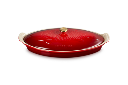 Le Creuset - Oven dish Fish 'Cherry red'