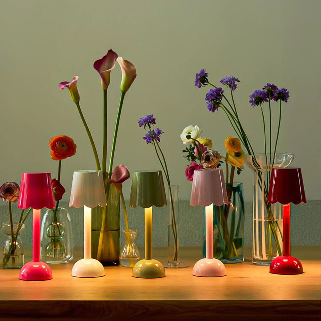 Addison Ross - Scallop Tafellamp LED - Cappuccino - 28 cm Tafellamp Addison Ross 