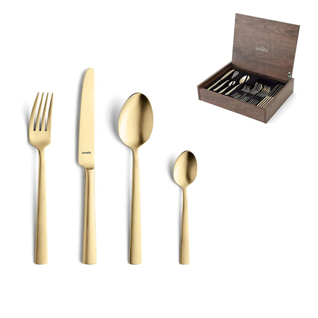 Amefa - Ventura 24-delige Bestekset - Goud Bestekset Amefa 