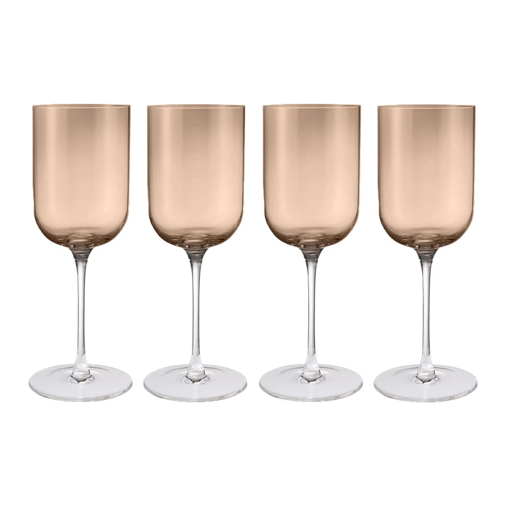 Blomus - FUUMI Rode Wijnglazen Coffee 400 ml (set van 4) Drinkglazen Blomus 