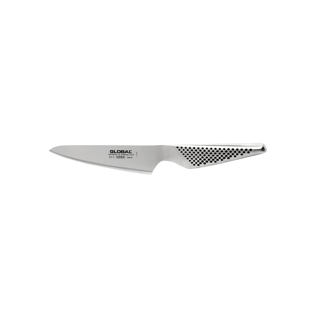 Global - G-46338 Santoku knife + Steak knife + Paring knife